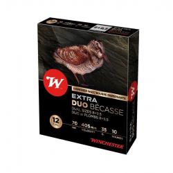 Cartouches Winchester Extra Duo Bécasse 35g BD Plombs n°8 + 9.5 - Cal.12 x1 boite