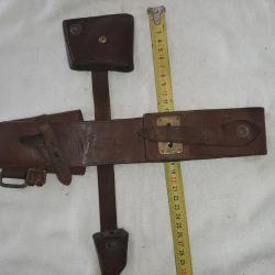 Gousset Porte outil pioche et baionnette Armée Portugaise14 18 ww1