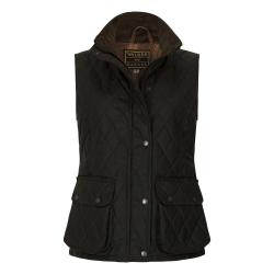 Gilet Walker and Hawkes Haxby Vert Coton Ciré