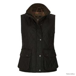 Gilet Walker and Hawkes Haxby Vert Coton Ciré