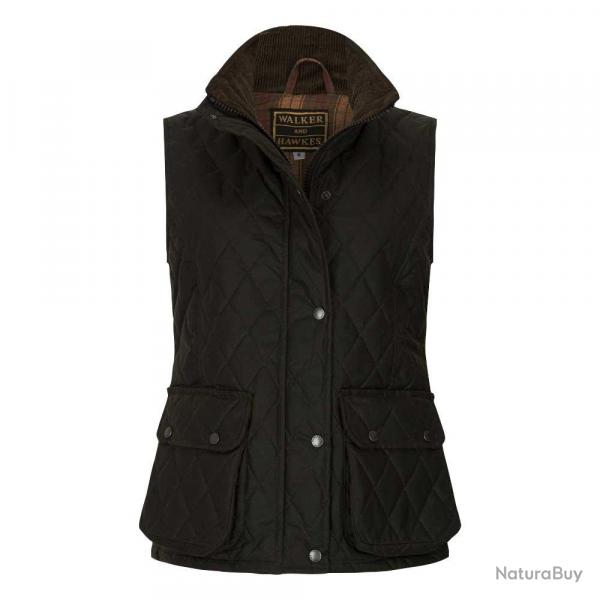Gilet Walker and Hawkes Haxby Vert Coton Cir