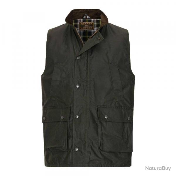 Gilet Walker and Hawkes Winchester Vert Coton Cir
