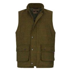 Gilet Walker and Hawkes Barington Shooting Vert Laine