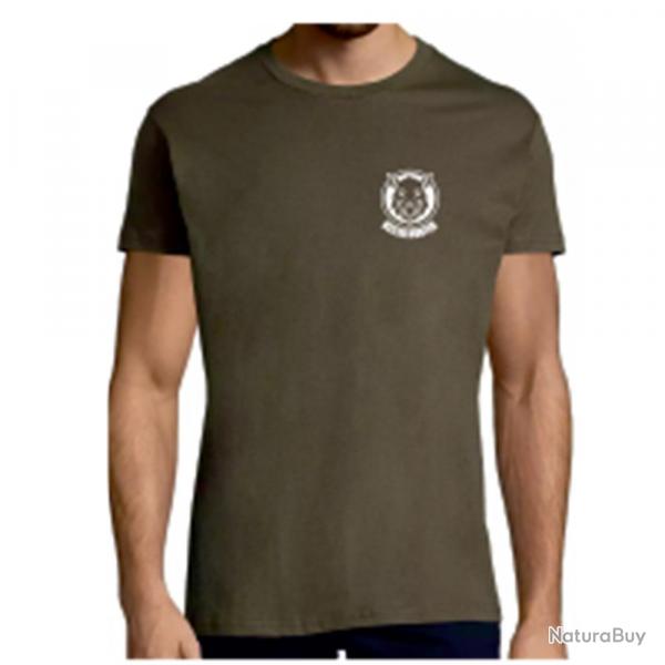 T-shirt logo Keiler Hunter 3 kaki