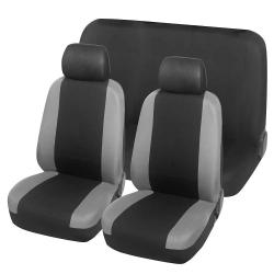 Housse jeu complet non-fractionnable 2 appui-têtes 2 sièges avant