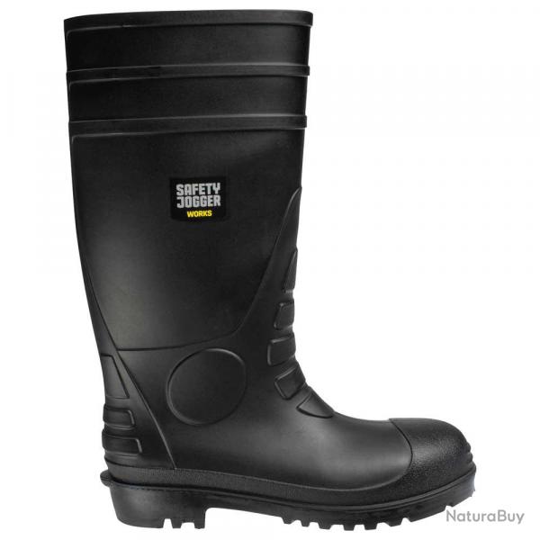Bottes scurit Hercules S5 noires PVC embout acier