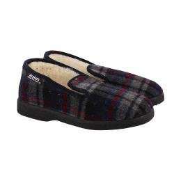 Chaussons mixtes fourrés Polaine marine - Airplum