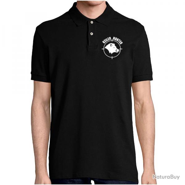 Polo logo Keiler Hunter 1 noir
