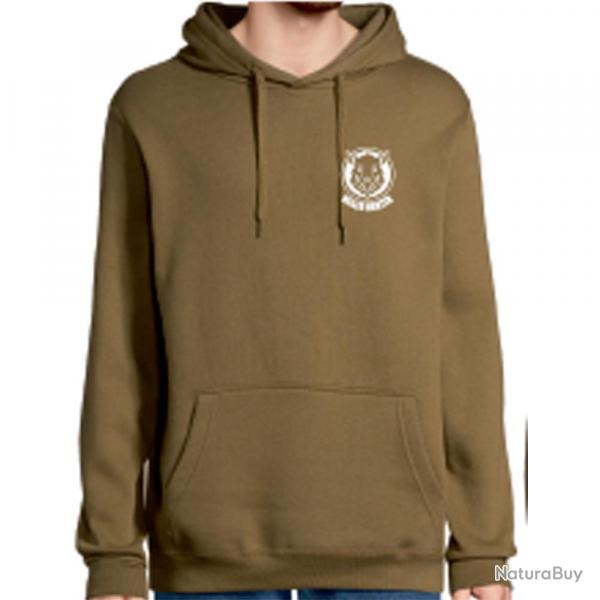 Sweat Keiler Hunter kaki 50% coton 280g/m logo 3