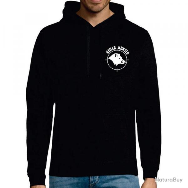 Sweat logo Keiler Hunter 1 noir