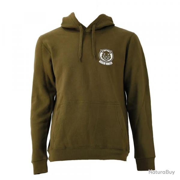 Sweat Keiler Hunter kaki 50 coton 280g m logo 3