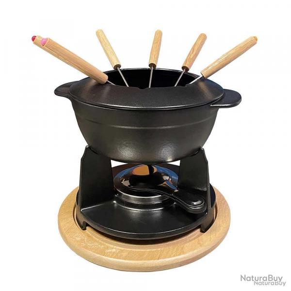 Service  fondue noir mat CLASSIC