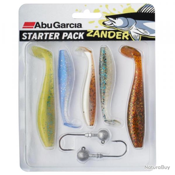 Pack leurres souples + ttes plombes carnassiers multicolores