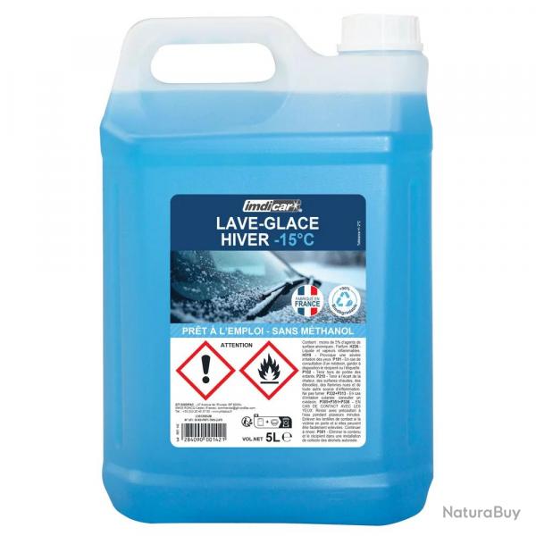 Lave glace spécial hiver -15°C parfum pêche dégraissant