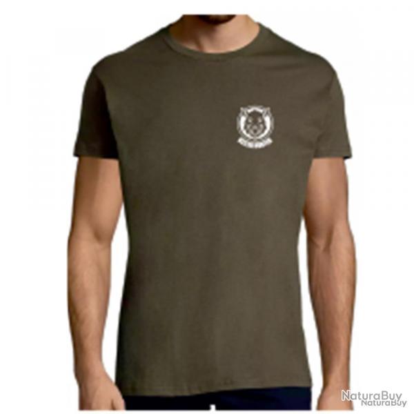 T-shirt logo Keiler Hunter 3 kaki