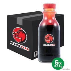 Lot de 4 x 6 goudrons black fire