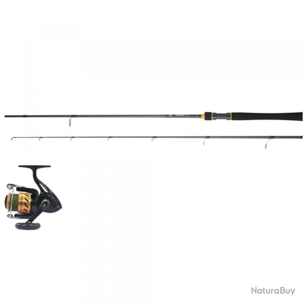 Combo Spinning Daiwa + Tresse Carnassiers Leurres Lgers