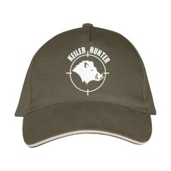 Casquette Keiler Hunter Coton Army/Beige Réglable logo 1
