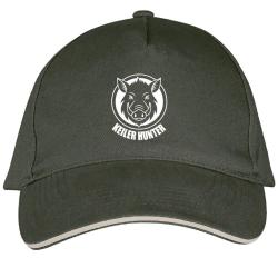 Casquette Keiler Hunter Army/Beige logo 3