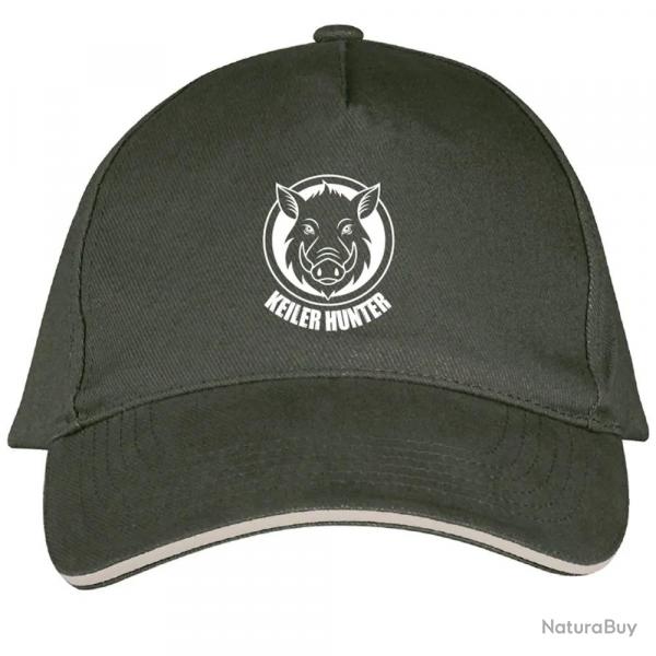 Casquette Keiler Hunter Army/Beige logo 3