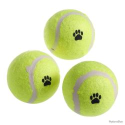 Filet de 3 balles tennis 6,25 cm