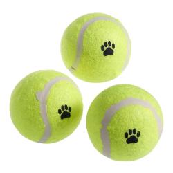 3 balles tennis Ø 6,25 cm en filet