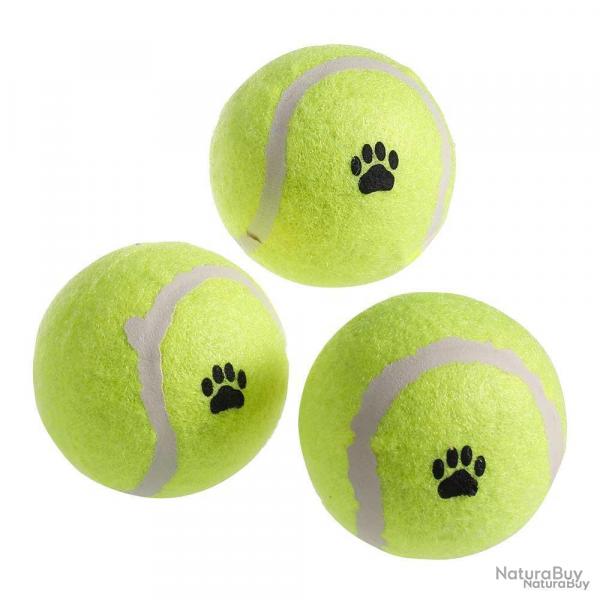 Filet de 3 balles tennis 6,25 cm