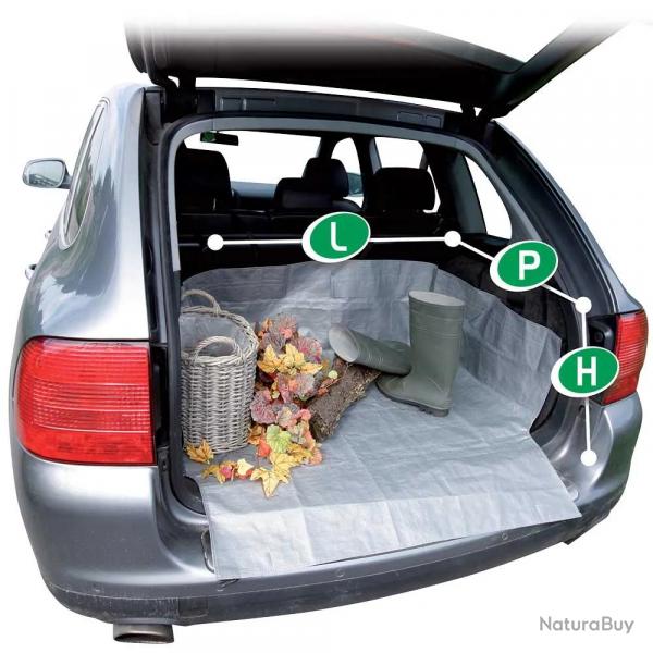 Bche de coffre avec bandes auto-agrippantes 3 tailles dispos 100 x 70 x 34 cm
