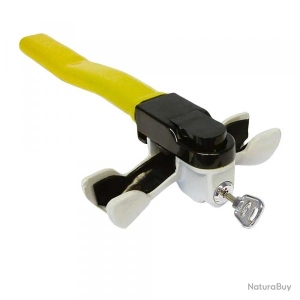 Antivol volant bloque-disque bras articul tableau de bord