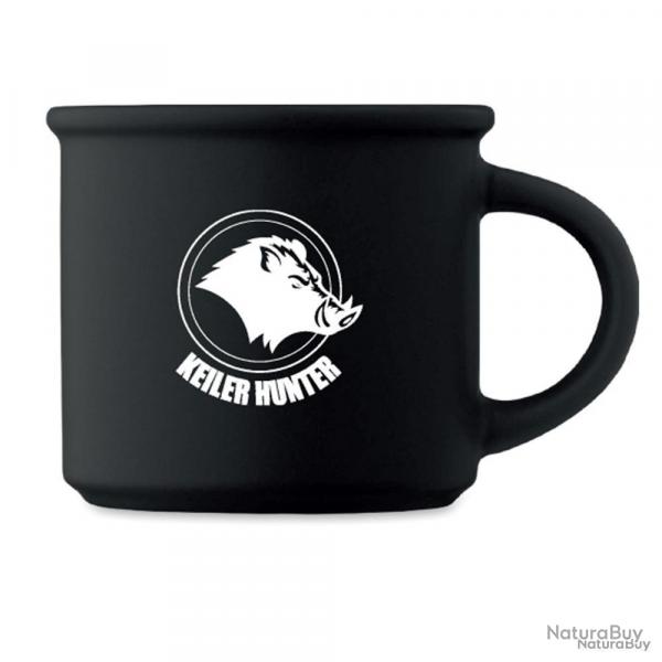 Mug Keiler Hunter Chasse Cramique Noir 300ml