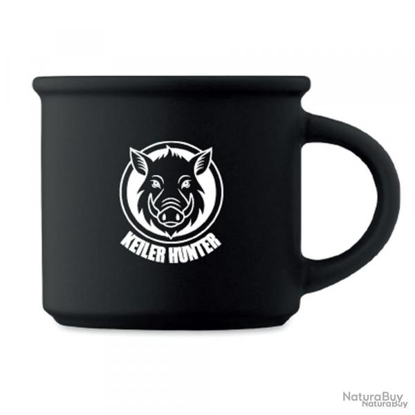 Mug cramique 300ml Keiler Hunter logo 3 noir