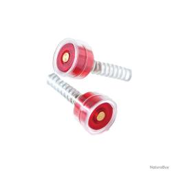 Lot de 5 Paires de douilles amortisseur cal 12 alu inusables pour Fusils plastique