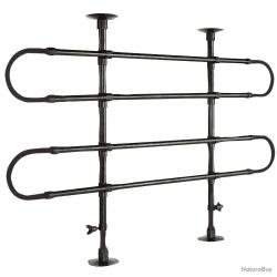 Barre pare-chien métallique ajustable 85-140cm H60-110cm