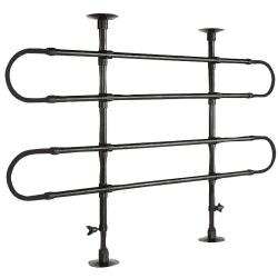 Barre pare-chien métallique ajustable 85-140cm H60-110cm