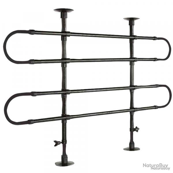 Barre pare-chien mtallique ajustable 85-140cm H60-110cm