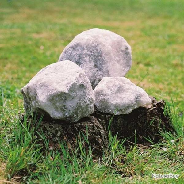 Pierre de sel Gemme Vitex - Lot de 3 pierres par sac