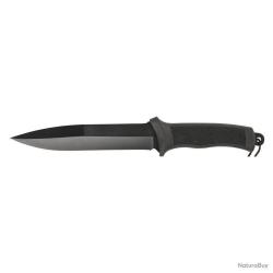 Dague lame acier inox 420A 18cm manche antidérapant blister