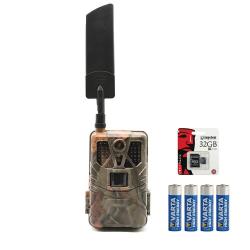 Caméra détecteur live + 8 piles + carte SD