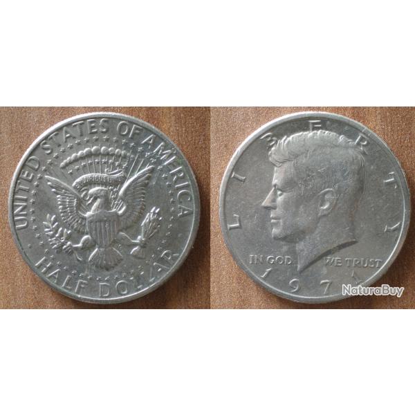 USA 50 Cents 1971 Half Dollar Piece Cent United States America Etats Unis