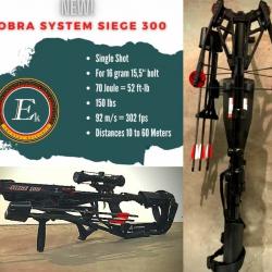 Arbalète siege 300 3 traits , servi une fois