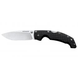 Couteau Cold Steel Large Drop Point Voyager - Lame 102mm - Manche Griv-Ex - Clip réversible