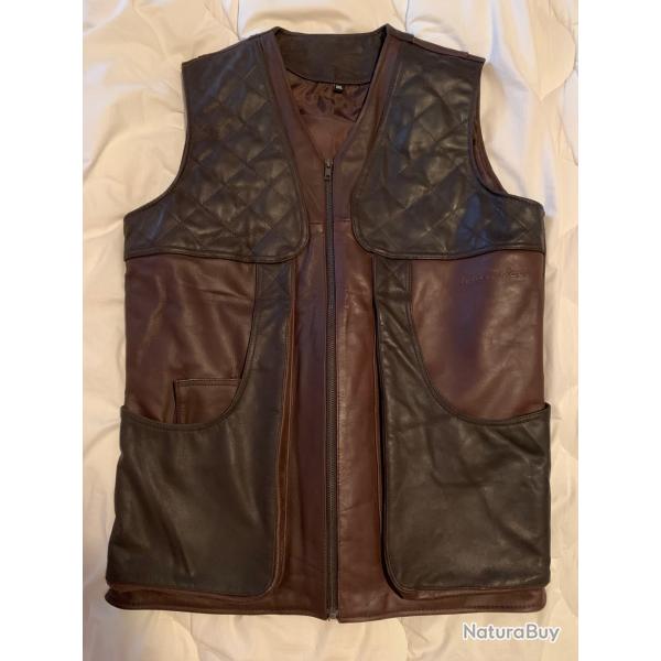 Gilet cuir de Buffle NEUF