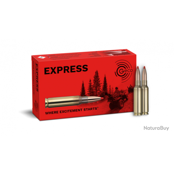 MUNITIONS GECO CAL. .6,5 creedmoor express 9,1g 140gr 5 boites ( 100 munitions )