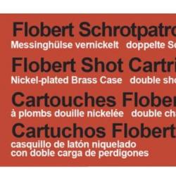 BTE 50 CART. RWS DOUBLE CHARGE CAL. 9 MM FLOBERT / 36 MM N° 8