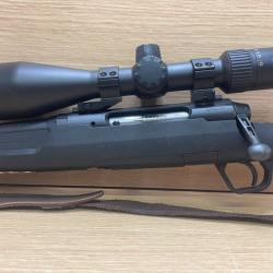 Carabine Savage calibre 243 /lunette zeiss / Modérateur de son / arme pour gaucher