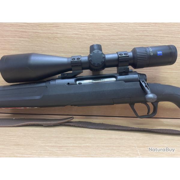 Carabine Savage calibre 243 /lunette zeiss / Modrateur de son / arme pour gaucher