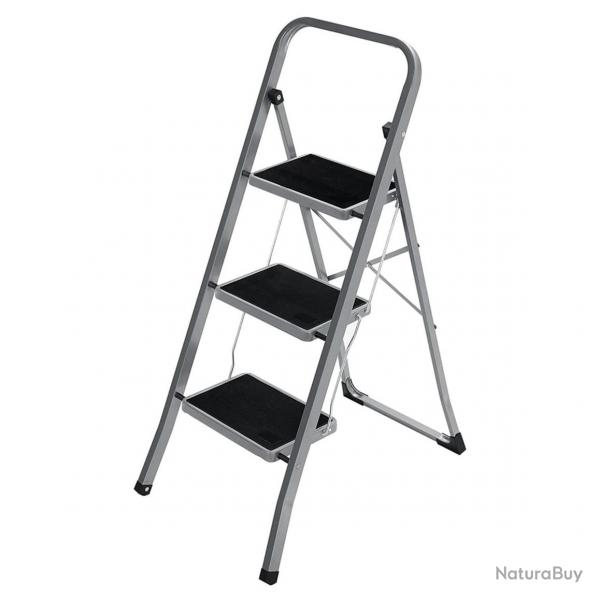 chelle domestique  3 marche pliable largeur de marche 20 cm antidrapant avec barre d'appui charg