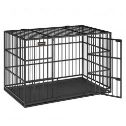 Cage pour chien ultra-résistante caisse pour animaux de compagnie 107 x 70 x 75 cm pour chiens moye