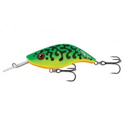Poisson Nageur Salmo Sparky Shad Flottant 4cm 3,5g 4cm Green Tiger