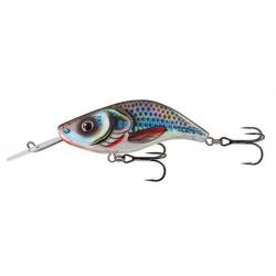 Poisson Nageur Salmo Sparky Shad Flottant 4cm 3,5g 4cm Silver Holographic Shad